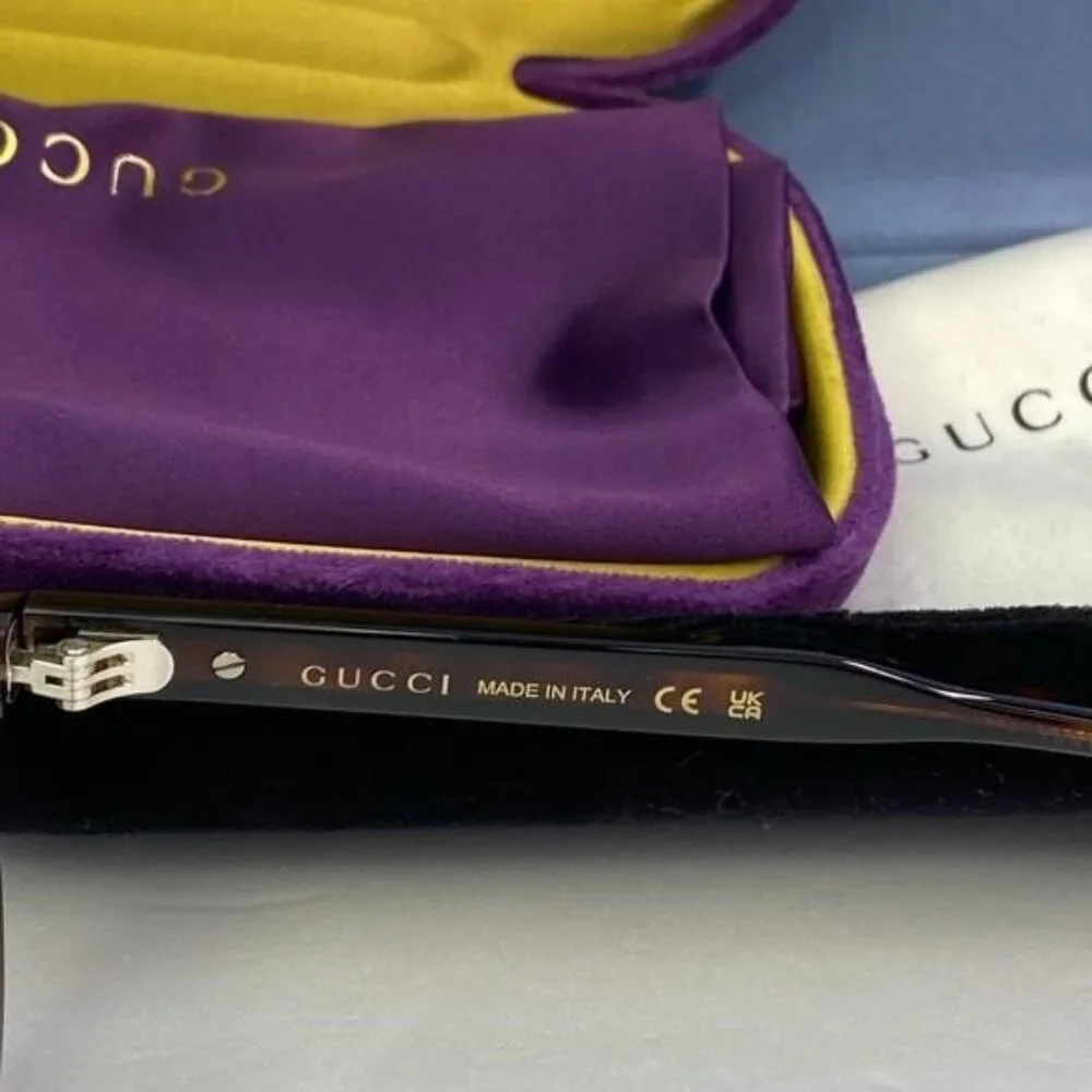 New Original - Gucci GG0827O Eyeglasses Unisex Full Rim Round Optical Frame